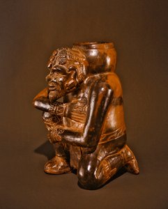 Beeldvaas, Toltec Cultuur door Pre Columbian Pre Columbian